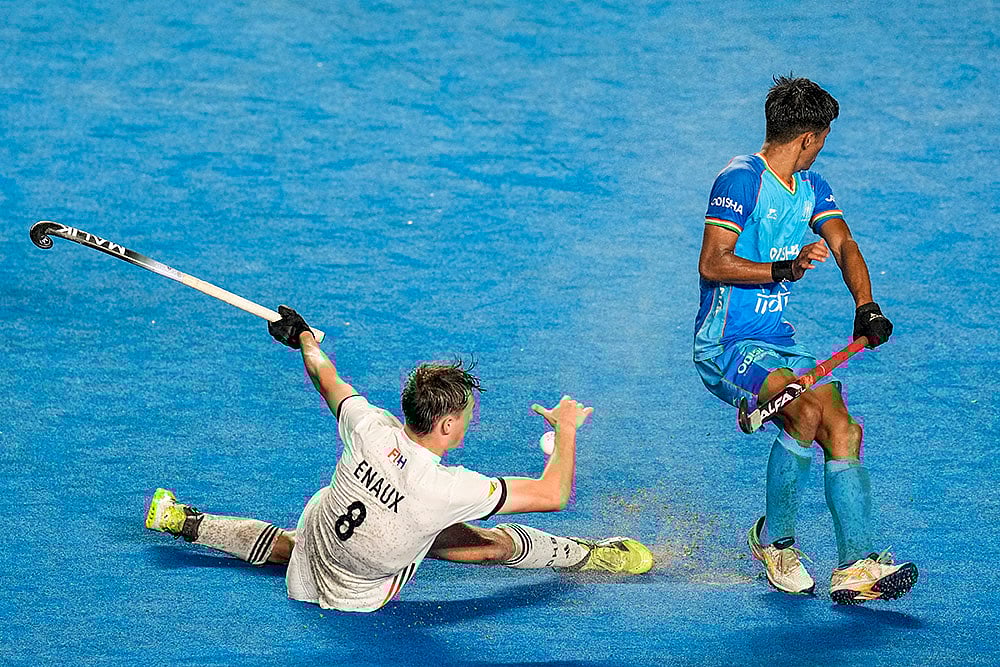 India vs Germany FIH Junior Mens WCup Semi-Final-Germanys Enaux Jannik