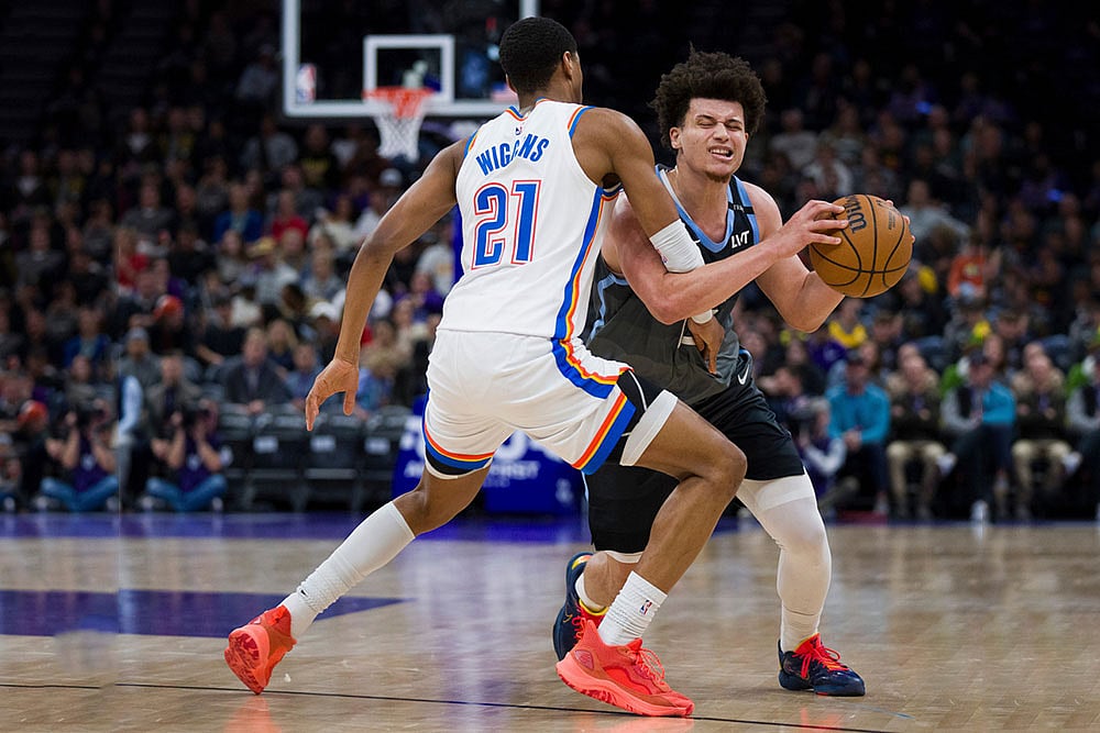NBA Basketball: Oklahoma City Thunder vs Utah Jazz
