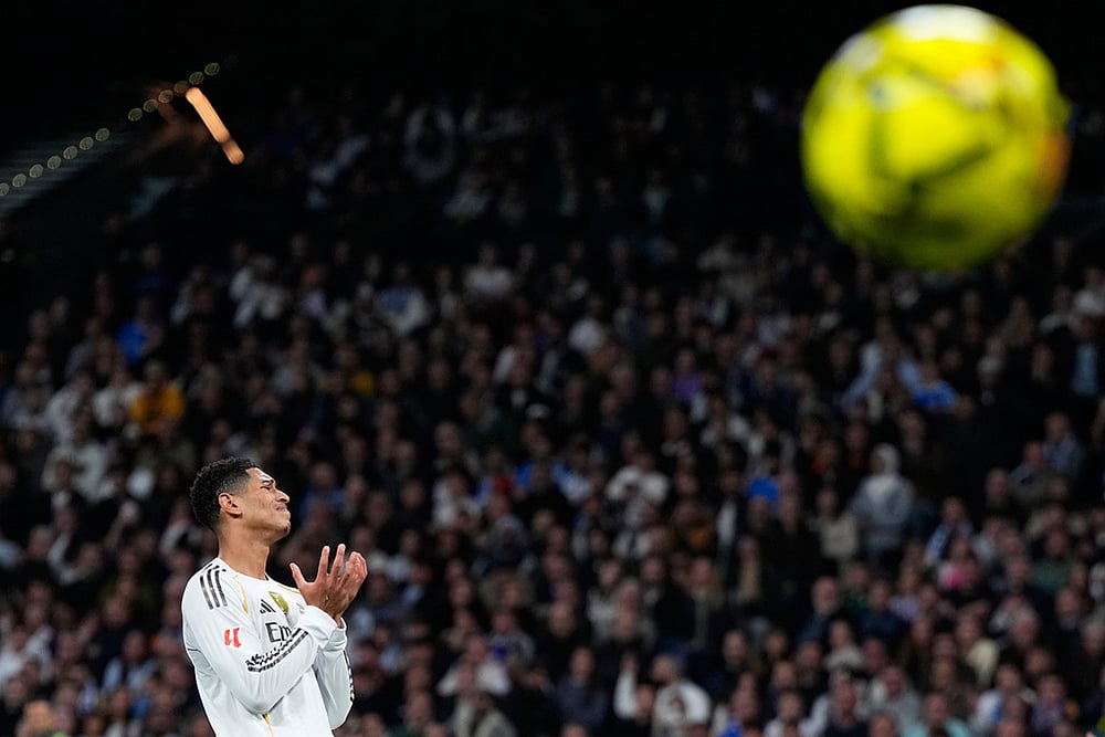 Real Madrid vs Celta Vigo La liga soccer match-Jude Bellingham