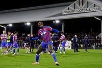 Fulham 1-2 Crystal Palace, English Premier League: Guehi's Late Goal Lifts Eagles To Fourth | Photo: John Walton/PA via AP : Crystal Palace's Chrisantus Uche celebrates after the English Premier League soccer match between Fulham and Crystal Palace, in London.