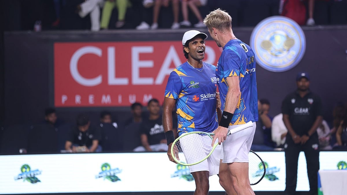 A file image from Tennis Premier League Season 6. - Special Arrangement.