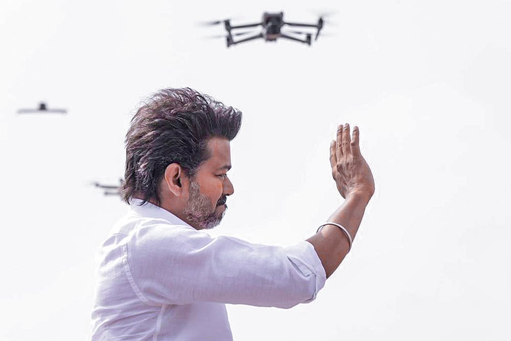 TVK chief Vijays public rally