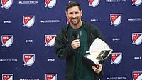 | Photo: AP/Marta Lavandier : Inter Miami forward Lionel Messi speaks after receiving the MLS MVP Award on December 9, 2025.