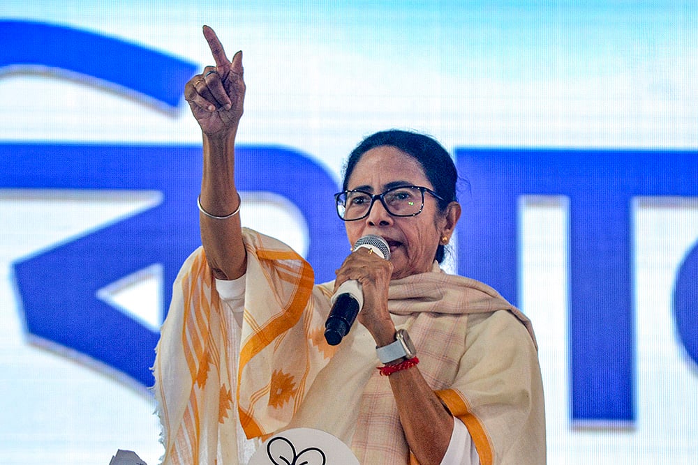 Mamata Banerjee addresses public meeting in Cooch Behar