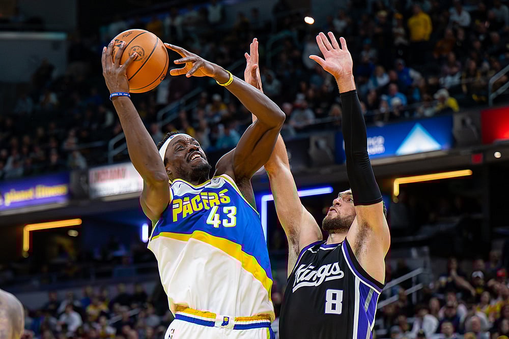 Kings vs Pacers NBA 2025 photo-Pascal Siakam