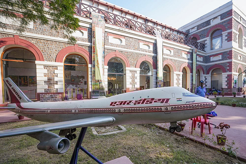 Old model of Air India plane