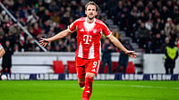 Bayern Munich Vs Sporting CP LIVE Score, UEFA Champions League: Kane Leads Bavarians Against Lions At Allianz Arena | Photo: dpa/Tom Weller via AP : Bayern Munich's Harry Kane celebrates after scoring his side's fourth goal during the German Bundesliga match against VfB Stuttgart on December 6, 2025.
