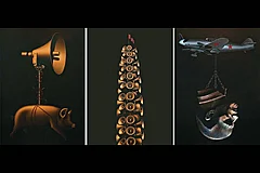 | Courtesy: Vadehra Art Gallery : Marx Archive, 2018: Artwork by K. M. Madhusudhanan