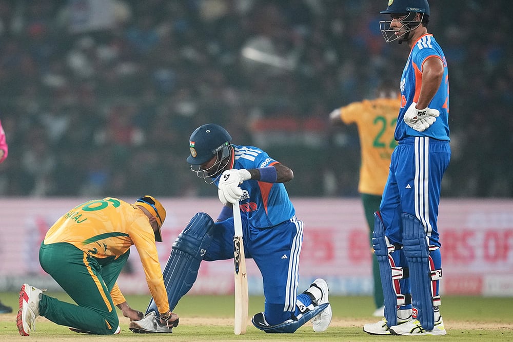 South Africa vs India 1st T20I Hardik Pandya 