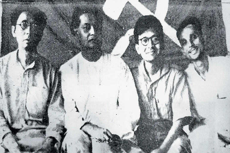 Few and Far Between: (Left to right) Co-founder of the Communist Party of India Muzaffar Ahmed with Bankim Mukherjee, P.C. Joshi and Somnath Lahiri in 1937. There have been very few influential Muslims like Ahmed in the party’s top leadership - | Photo: Wikimedia Commons
