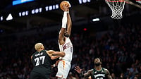 NBA Wrap: Suns Hold Off Timberwolves, Pacers Prevail Over Kings; Harrison Barnes Stars As Spurs Edge Past Pelicans Opta : Rudy Gobert #27 of the Minnesota Timberwolves fouls Mark Williams #15 of the Phoenix Suns in the third quarter. Gobert was assessed a flagrant-two foul and was ejected from the game at Target Center on December 08, 2025 in Minneapolis, Minnesota. The Suns defeated the Timberwolves 108-105.