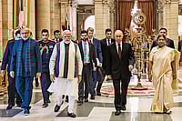 Putin In India: Economic Push And Strategic Autonomy Shape A Relationship That Weathered Storms Photo: PTI : Walk of Warmth: Prime Minister Narendra Modi with President Vladimir Putin at the Rashtrapati Bhavan in New Delhi