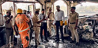 PTI : Goa: Police and forensic personnel inspect the site where a fire killed 25 people at the Birch by Romeo Lane nightclub, in Arpora, Goa, Monday, Dec. 8, 2025
