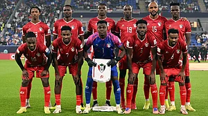 Photo: FIFA : Bahrain Vs Sudan Highlights, FIFA Arab Cup 2025: The Falcons Of Jediane were eliminated with the defeat.