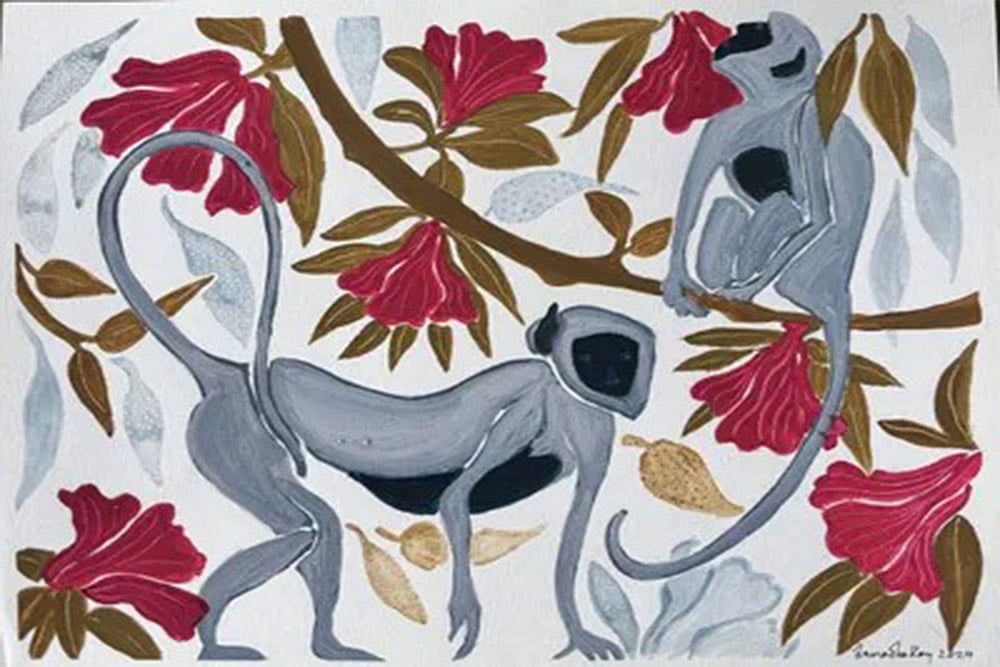 The Langurs, by Anuradha Roy, from 'Called by the Hills'. - Hachette India
