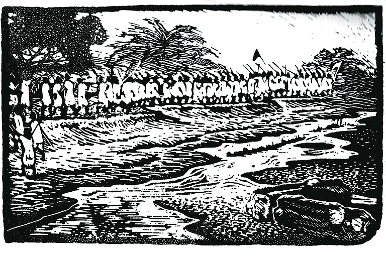 Artwork by Somenath Hore - | Courtesy: Seagull books