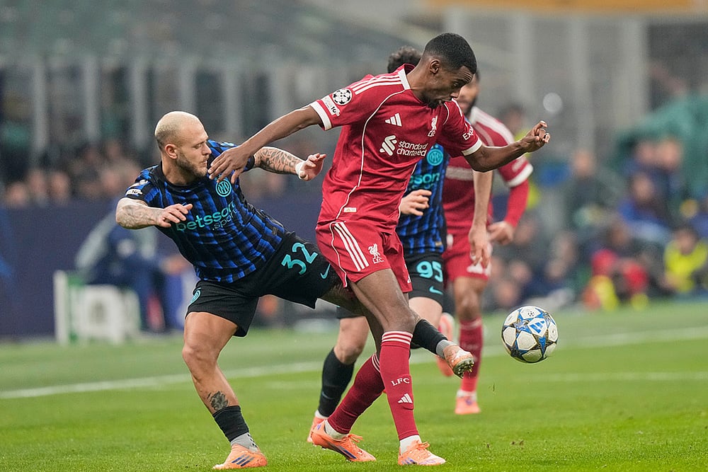 Inter Milan vs Liverpool UCL 2025-26 match photo-Federico Dimarco