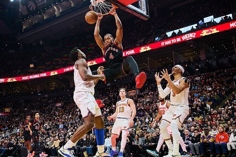 Toronto Raptors vs New York Knicks NBA Cup game-Scottie Barnes