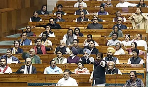 IMAGO / ANI News : Congress MP KC Venugopal speaks in Lok Sabha during the winter session of the Parliament, in New Delhi on Tuesday.