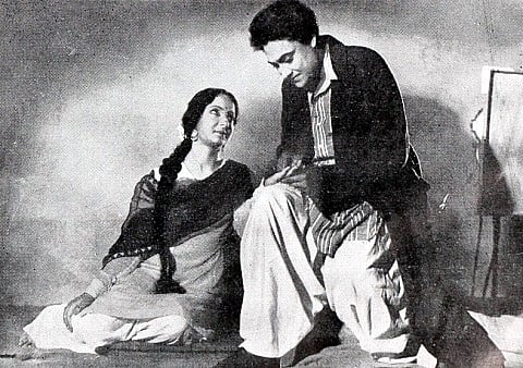 Mumtaz Shanti and Ashok Kumar in Kismet