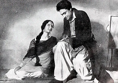 Mumtaz Shanti and Ashok Kumar in Kismet