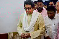 PTI; Representative image : Thackeray voted in the Dadar area, accompanied by his mother Kunda and other family members. 