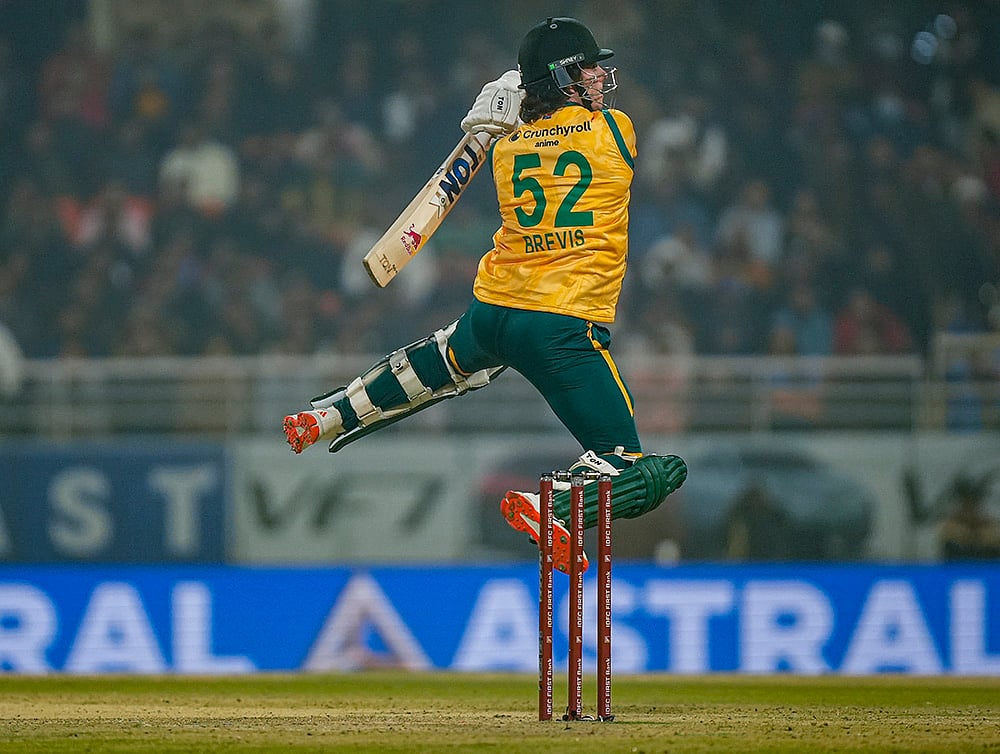 India vs South Africa 2nd T20I Cricket match-Dewald Brevis