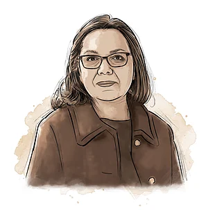 Illustration by Saahil : Fatemeh Aman is a senior fellow at the Middle East Institute
