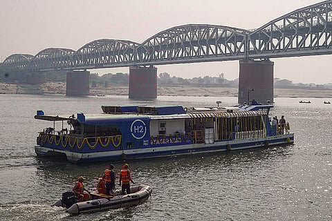 India's first indigenous hydrogen-fuelled passenger vessel, built by Cochin Shipyard Limited, begins commercial operations on the Ganga river, in Varanasi.