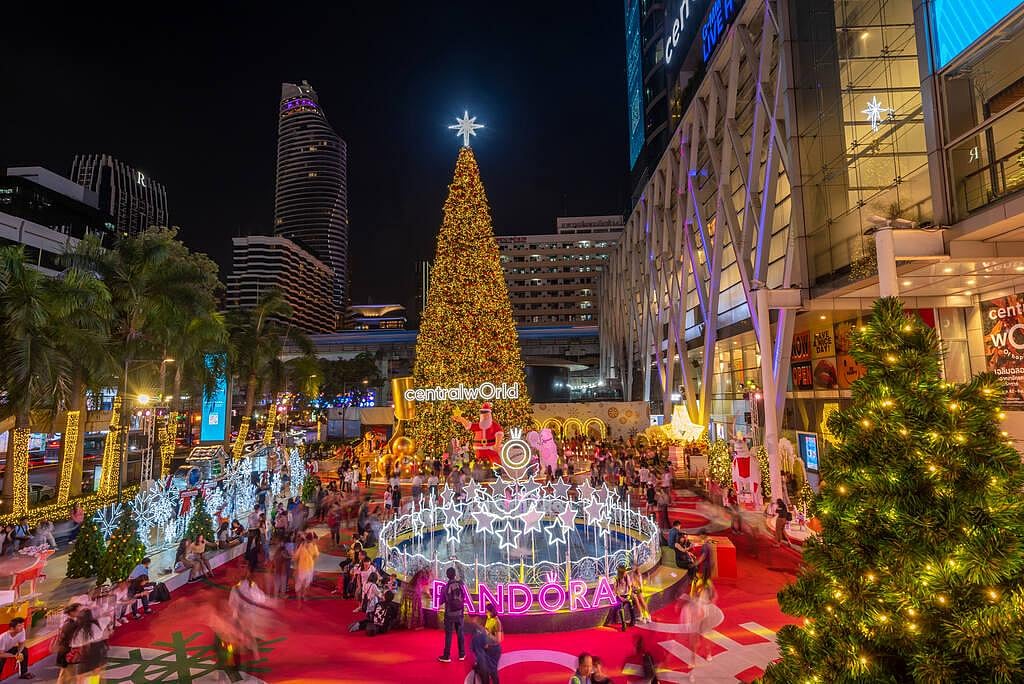 CentralwOrld Bangkok Christmas decorations