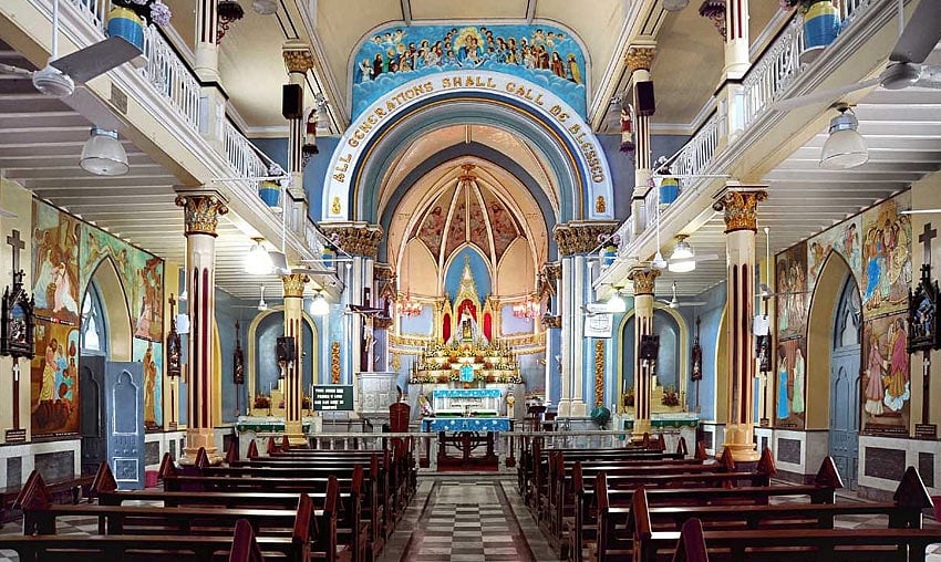 Mount Mary Basilica in Bandra