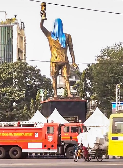 Preps for Messi's visit to Kolkata