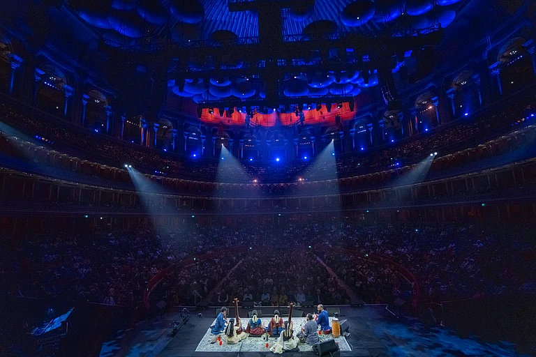 The BBC Proms, at the Royal Albert which stretch over 90 days usually feature at least one Indian artist of stature; sitarist Ustad Nishat Khan has been performing there since the 1980s - REHMAT RAYATT