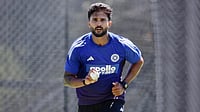 Nitish Kumar Reddy Claims SMAT Super League Hat-Trick To Bounce Back From India T20I Snub X/Nitish Kumar Reddy : File photo of India all-rounder Nitish Kumar Reddy bowling.