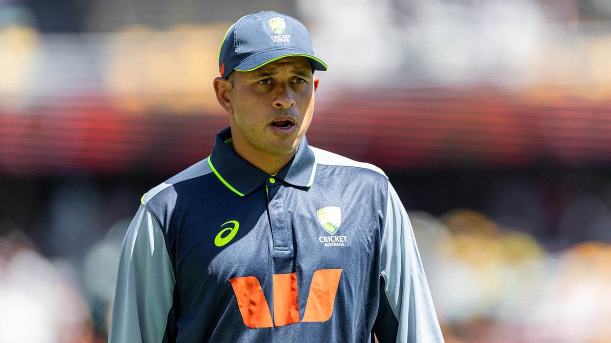 Australia batter Usman Khawaja - null