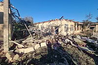 Myanmar Military Admits Airstrike On Rakhine Hospital, Over 30 Killed Wai Hun Aung via AP : A damaged building is seen at the hospital that was allegedly hit by a military air strike in Mrauk-U township in Rakhine state, Myanmar, Thursday, Dec.11, 2025.