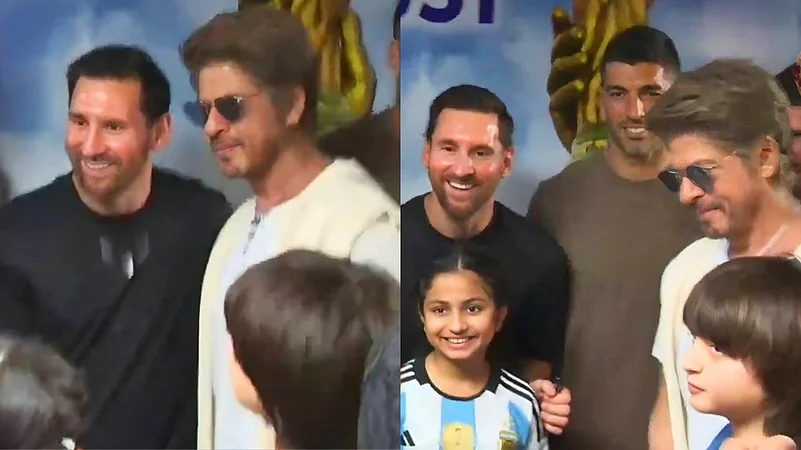 Shah Rukh Khan, AbRam, Lionel Messi