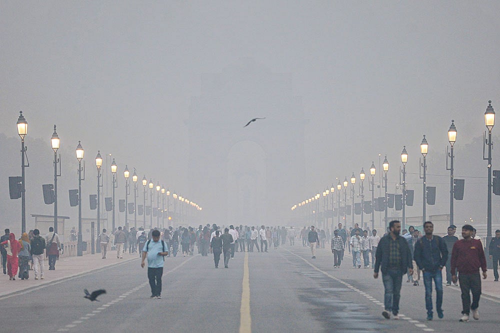 Weather: Air pollution in Delhi