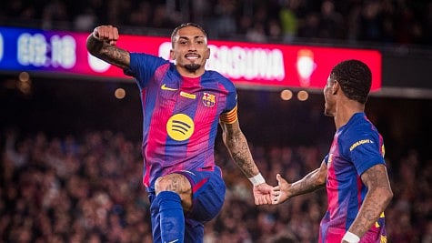 Raphinha And Rashford Celebrate Barcelona's Opening Goal - Instagram/fc barcelona