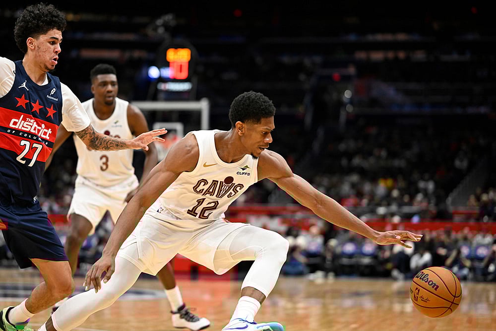 Cleveland Cavaliers vs Washington Wizards NBA game-DeAndre Hunter