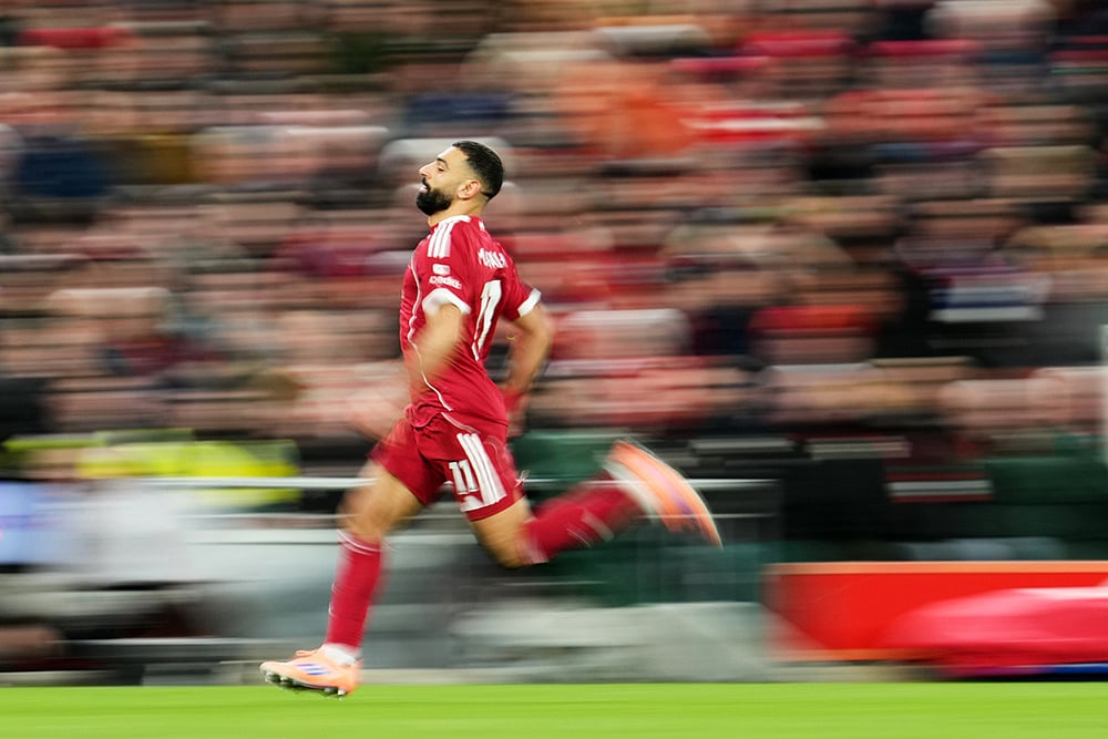 Liverpool Vs Brighton Premier League match-Mohamed Sala