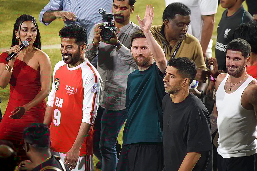 GOAT India Tour 2025 Lionel Messi in Hyderabad-1