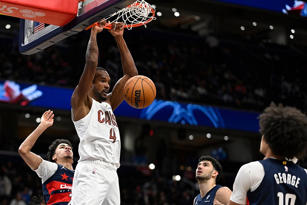 Cleveland Cavaliers vs Washington Wizards NBA game-Evan Mobley