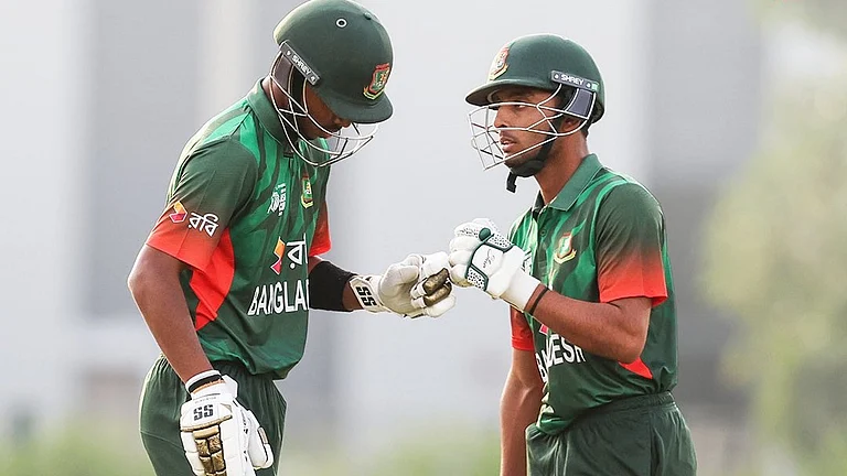 Bangladesh U19 players during their ACC U19 Asia Cup match against Afghanistan on December 13, 2025. - | Photo: X/ACCMedia1