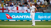 | Photo: AP/Gary Day : England's captain Ben Stokes reacts in the field on day two of the first Ashes cricket test match between Australia and England in Perth, Saturday, Nov. 22, 2025.