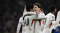 Cardiff City 1-3 Chelsea, EFL Cup QF: Super-Subs Garnacho, Neto Fire Blues Into Semi-Finals Against Cardiff Chelsea's goalscorer Alejandro Garnacho celebrates with Facundo Buonanotte during the EFL Cup match against Cardiff City on December 16, 2025.