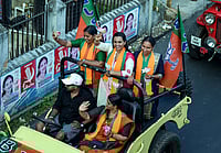 Are The Stories Of The BJP’s Rise In Kerala Real, Or Perceived? PTI : Thiruvananthapuram: NDA's winning candidates of the recent Kerala local body elections greets people during a roadshow, in Thiruvananthapuram