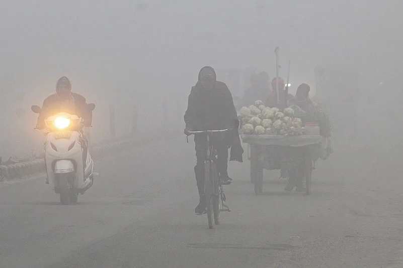 Weather: Fog in Haryana
