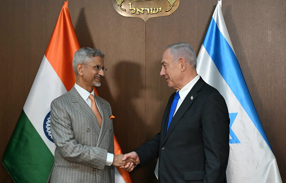EAM S Jaishankar with PM Netanyahu - null