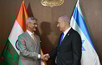 X : EAM S Jaishankar with PM Netanyahu